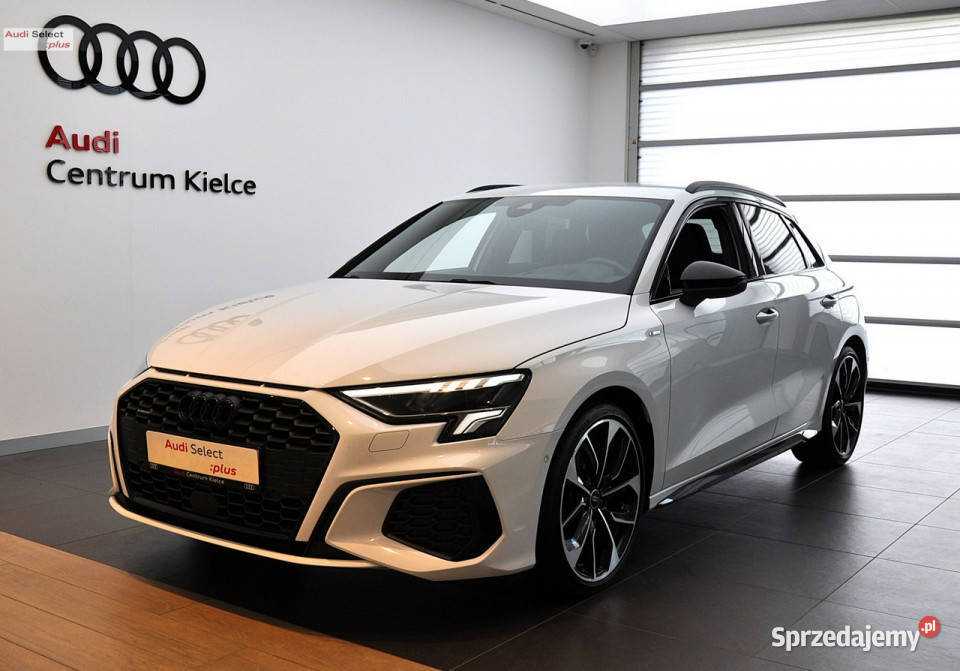 Audi A3 40TFSI Quattro Sline VirtualPlus Led elektrochrom. lusterka boczne świętokrzyskie Kielce
