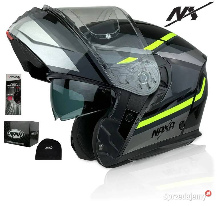 KASK MOTOCYKLOWY SZCZĘKOWY NAXA FO7EROZMIAR XL Sosnowiec