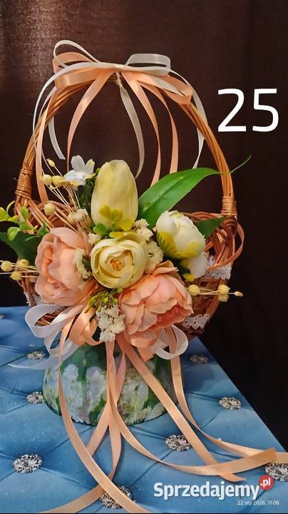 Dekoracja do koszyka wielkanocnego 15x15 Koszyce