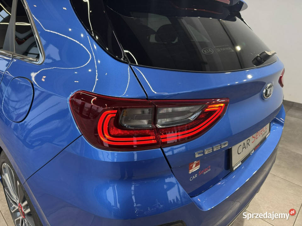 Kia Ceed VAT 23 GT 16TGDI 204 DCT 2019 r salon I kurtyny powietrzne Myślenice