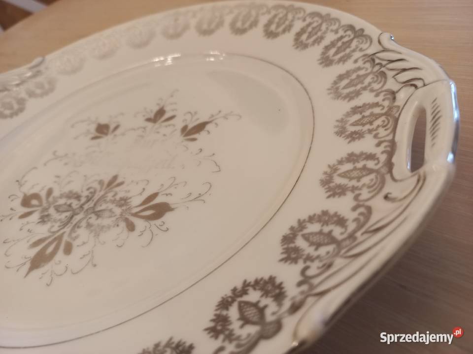 zabytkowy talerzyk bur silberhochzeit sygnatura mazowieckie Piastów