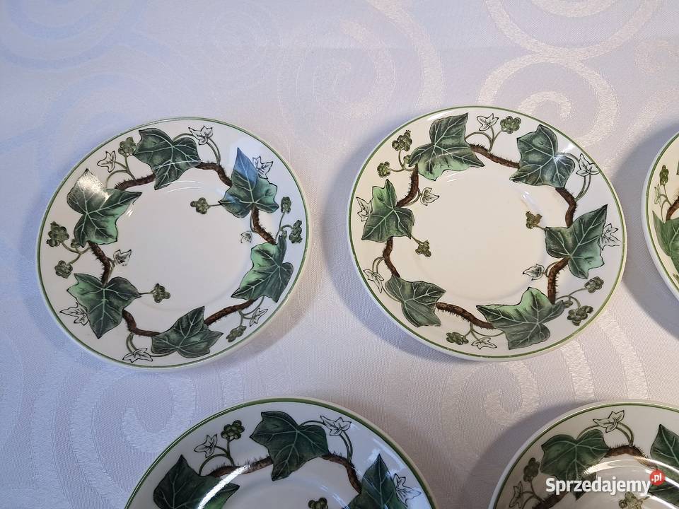 WEDGWOOD NAPOLEON IVY komplet 5 talerzyków 11 lubuskie Strzelce Krajeńskie