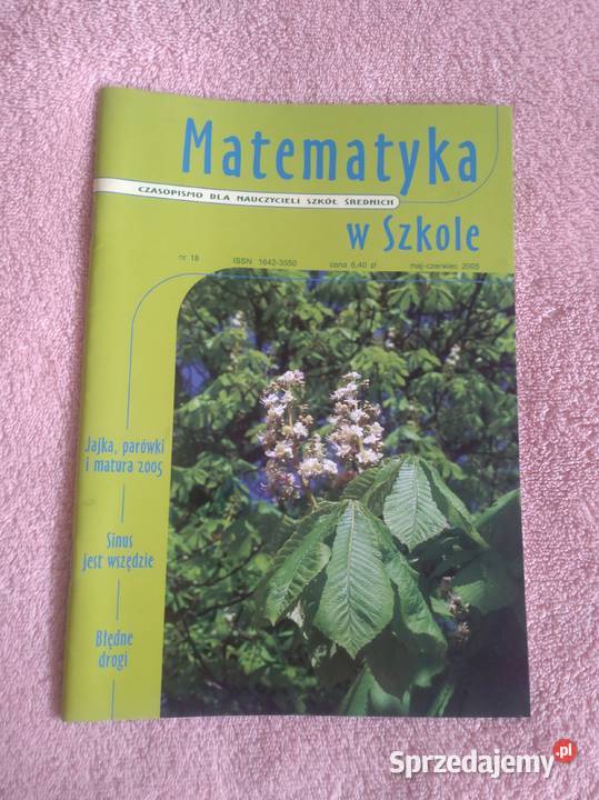 Czasopismo Matematyka w szkole 2005 dolnośląskie Wrocław