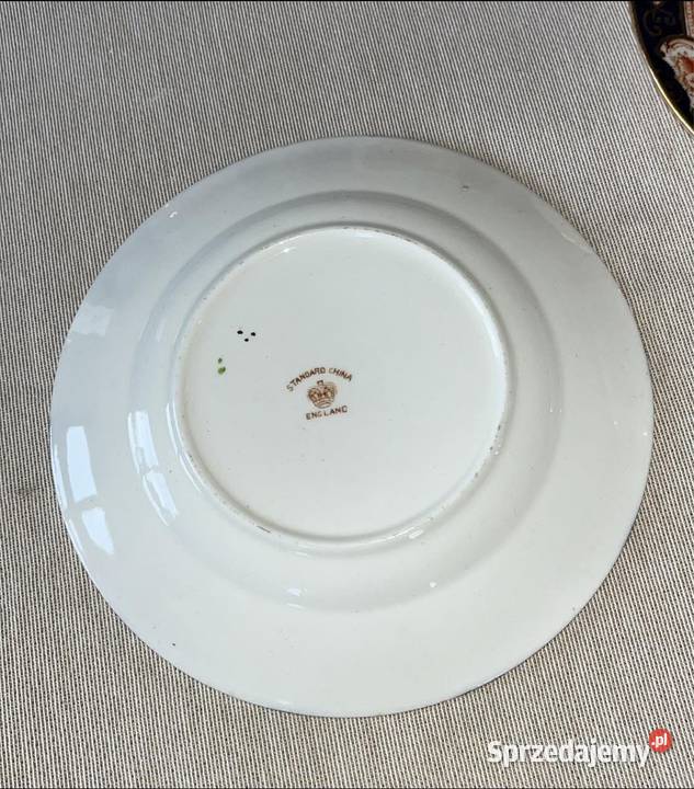 Angielski talerzyk deserowy Porcelana i szkło Gdańsk