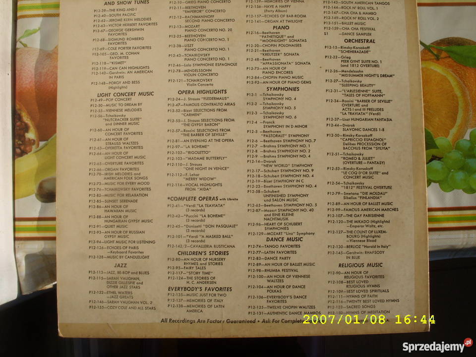 Koledy LP MERRY CHRISTMAS MUSIC USA Kultura i Rozrywka Wołów