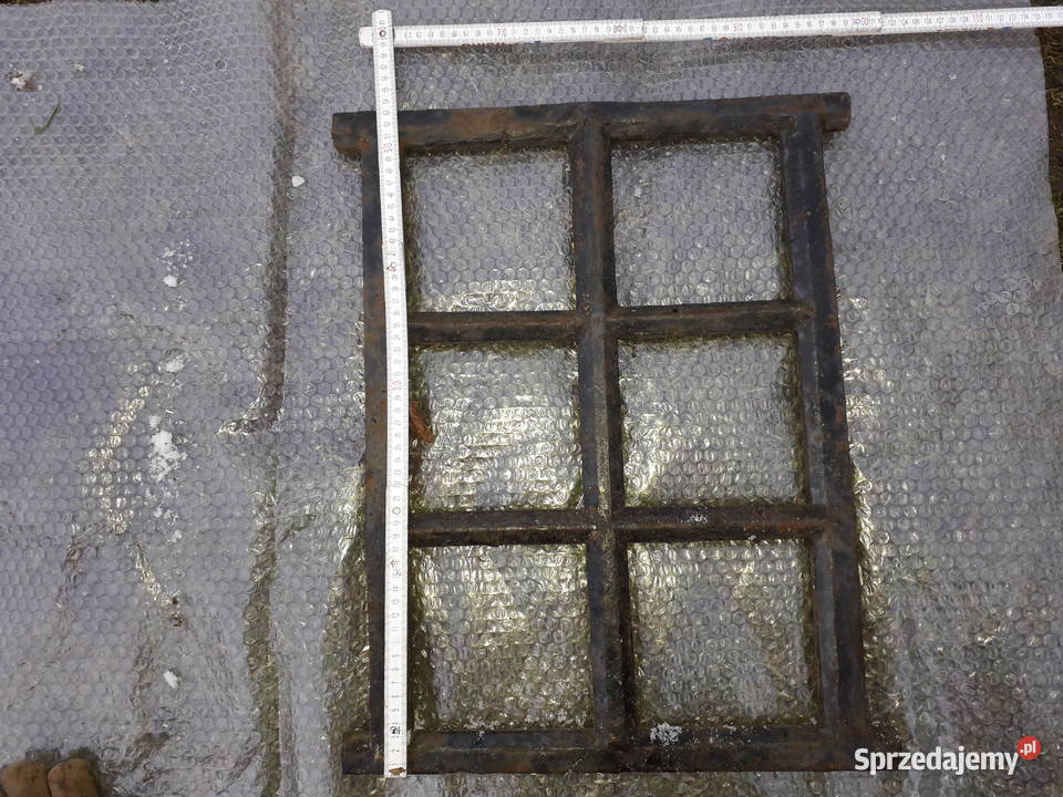 Okno żeliwne żeliwo Stare antyk Częstochowa