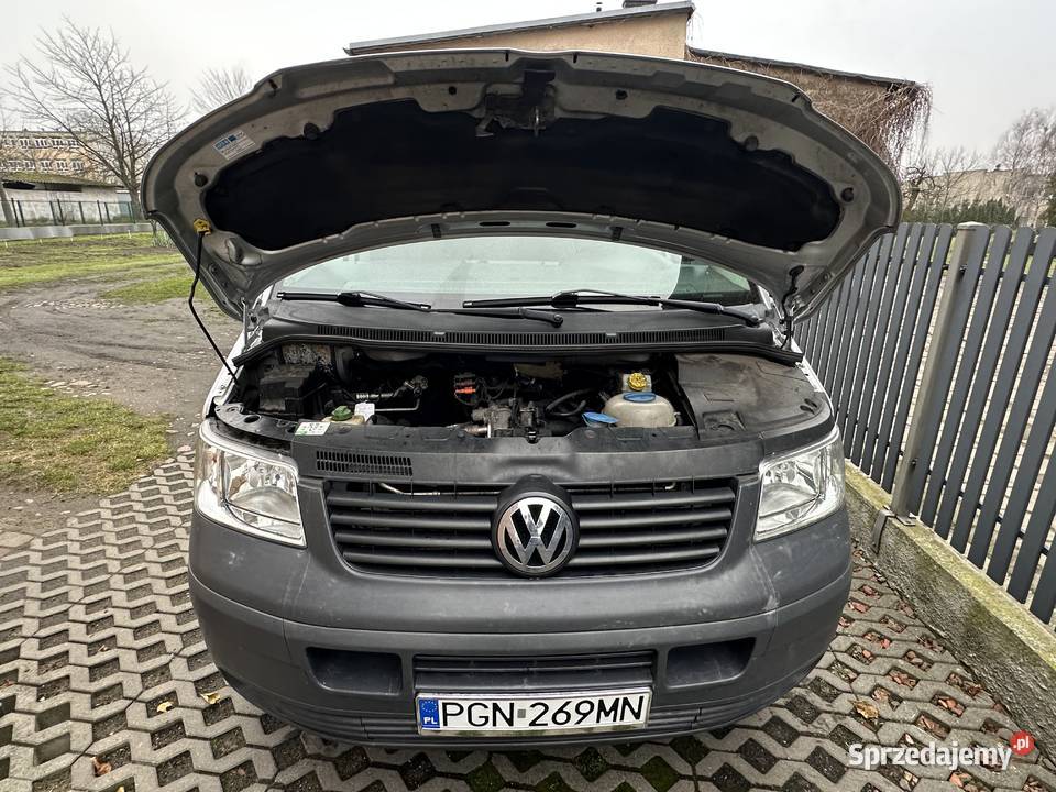 Volkswagen Transporter 19 T5 long TDi 9 osób kupiony w Polsce wielkopolskie Witkowo