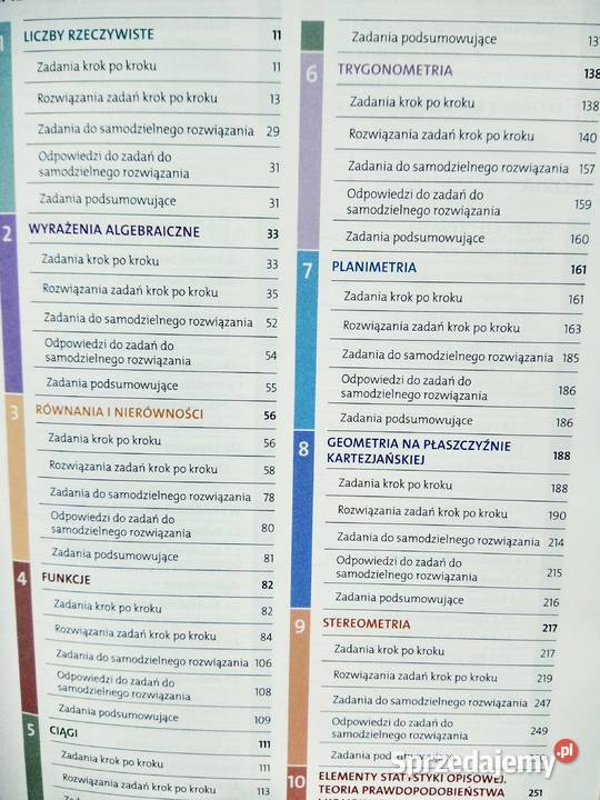 Matematyka matura operon vademecum maturzysty Antykwariat Warszawa sprzedam