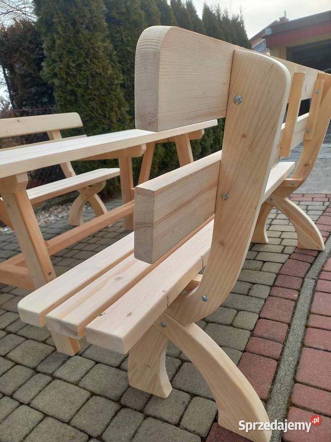 Meble ogrodowe komplet 180 stół ławki Ropczyce sprzedam