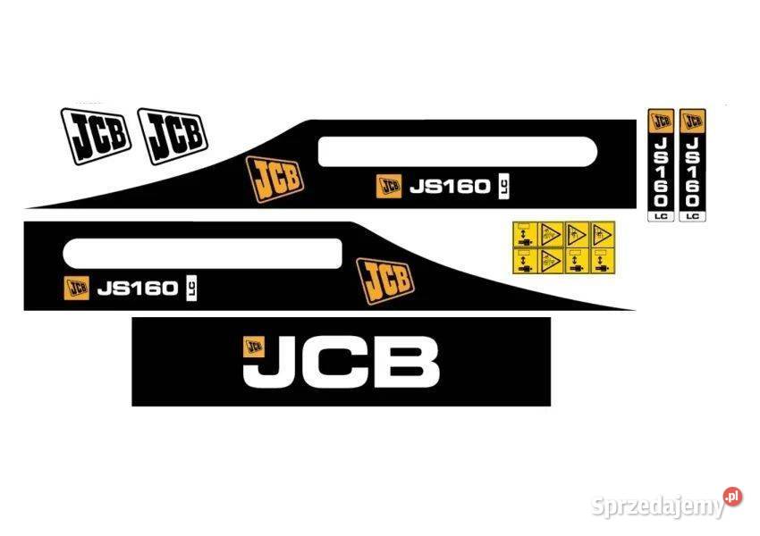 Naklejki oklejenie naklejka JCB JS160LC Janików