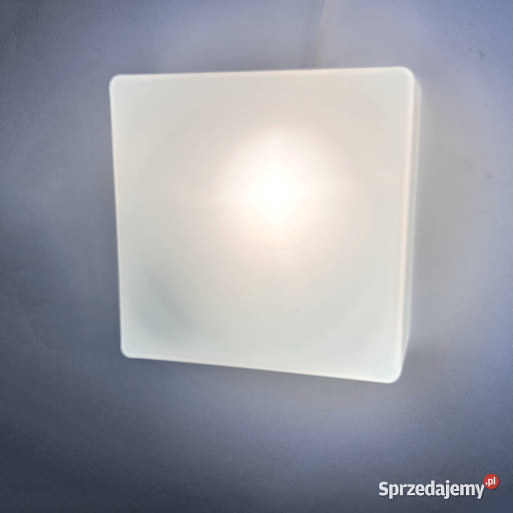 Biały szklany plafon kinkiet RZB Bamberg Niemcy Warszawa