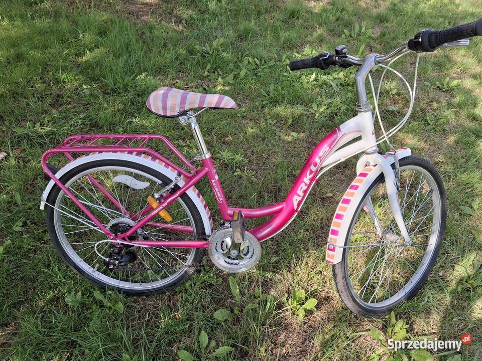 Rower Arkus Harmonia rama 14 dziewczynki łódzkie Zgierz sprzedam