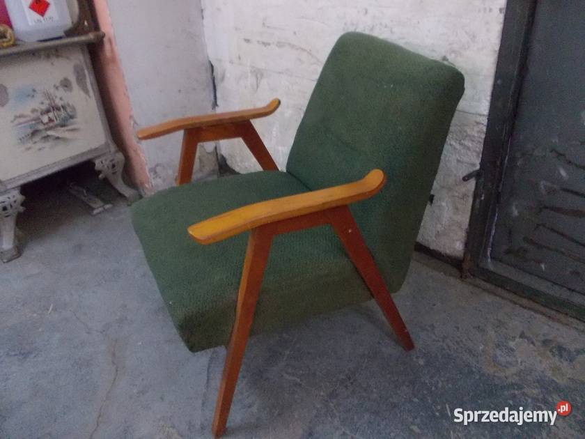 Stary fotel pro Czechosłowackiej vintage śląskie Bielsko-Biała