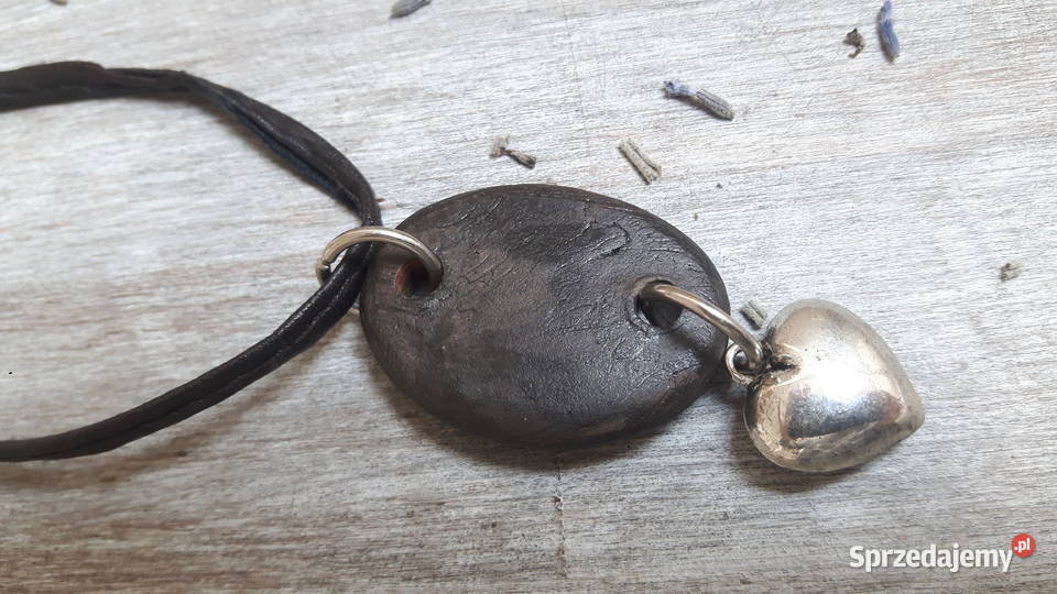 Naszyjnik ceramiczny ręcznie wykonany Otwock