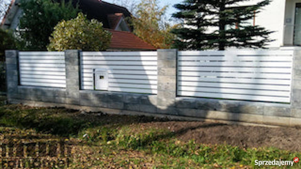 Brama skrzydłowa palisada ocynkkolor PRODUCENT Piątkowisko