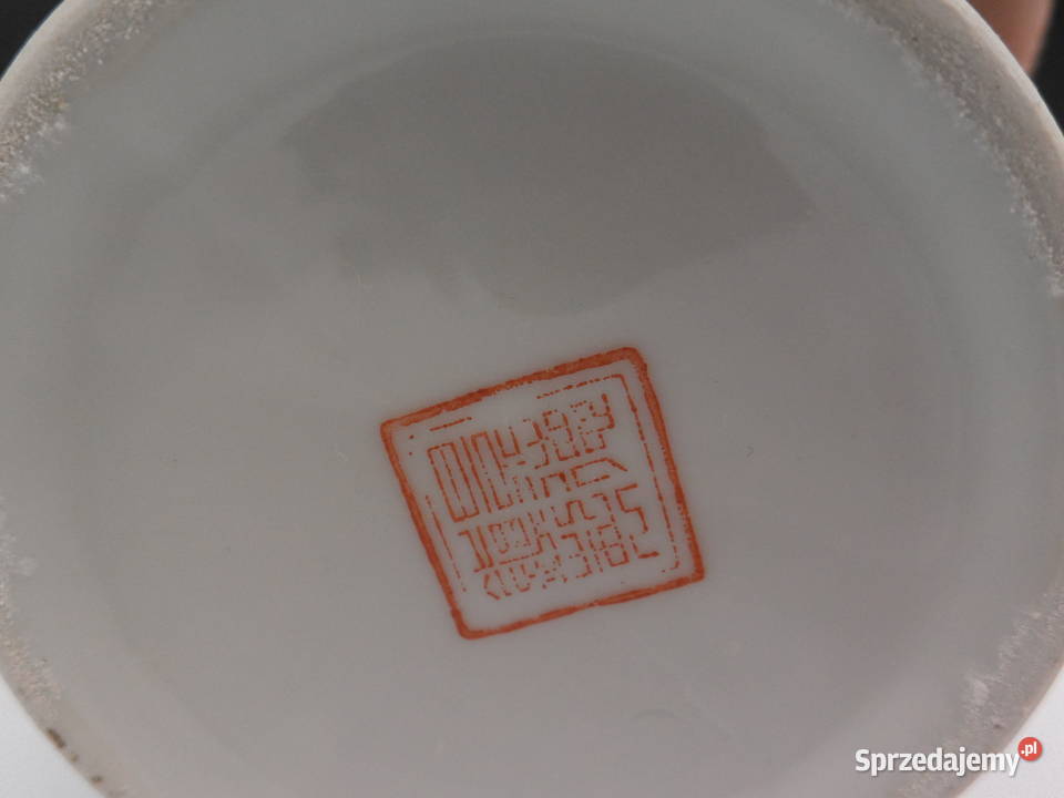 Chiński Wazon Porcelanowy Ptaki i Piwonie wielkopolskie Raszków