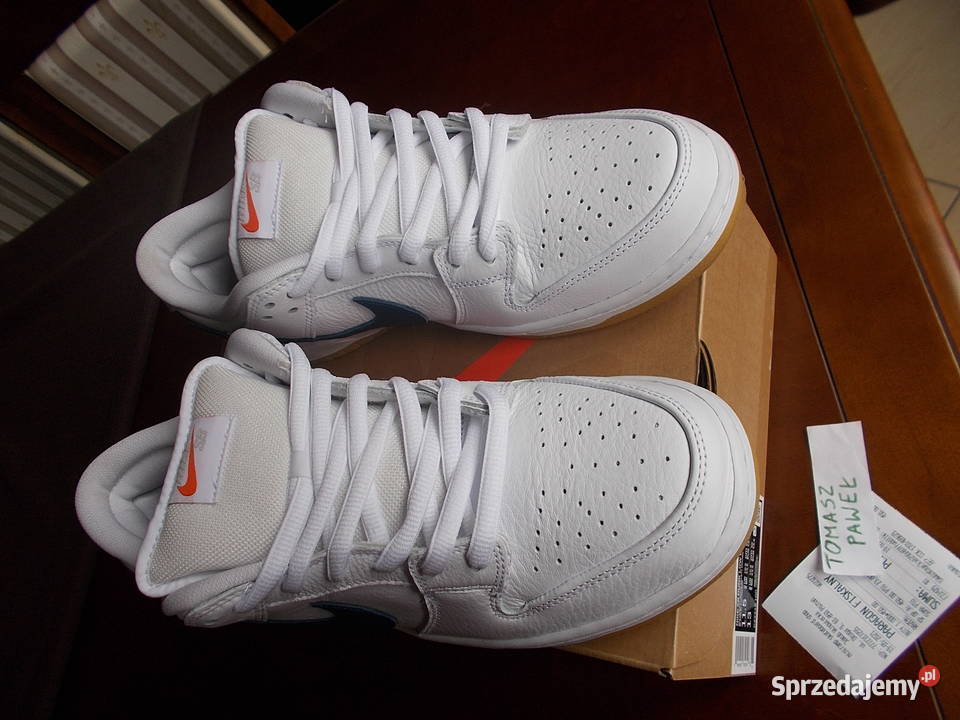 Eur 455 Nike SB Dunk Low Orange Label White Navy wielkopolskie Poznań