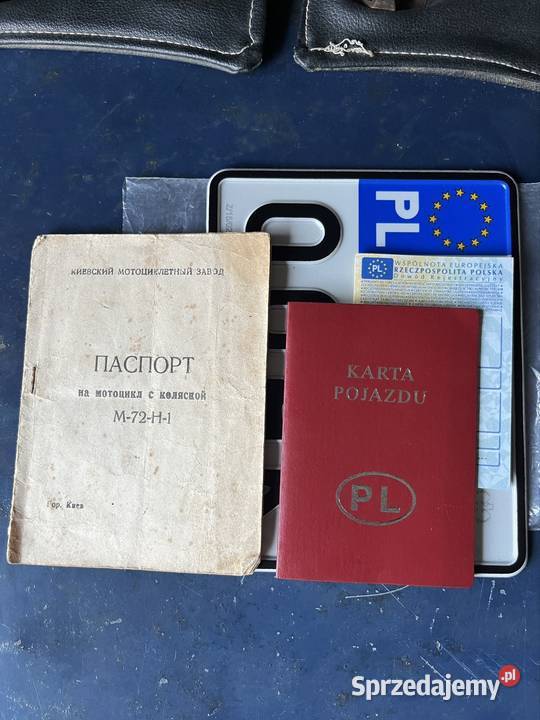 m72N 1958r zarejestrowany Chełm sprzedam