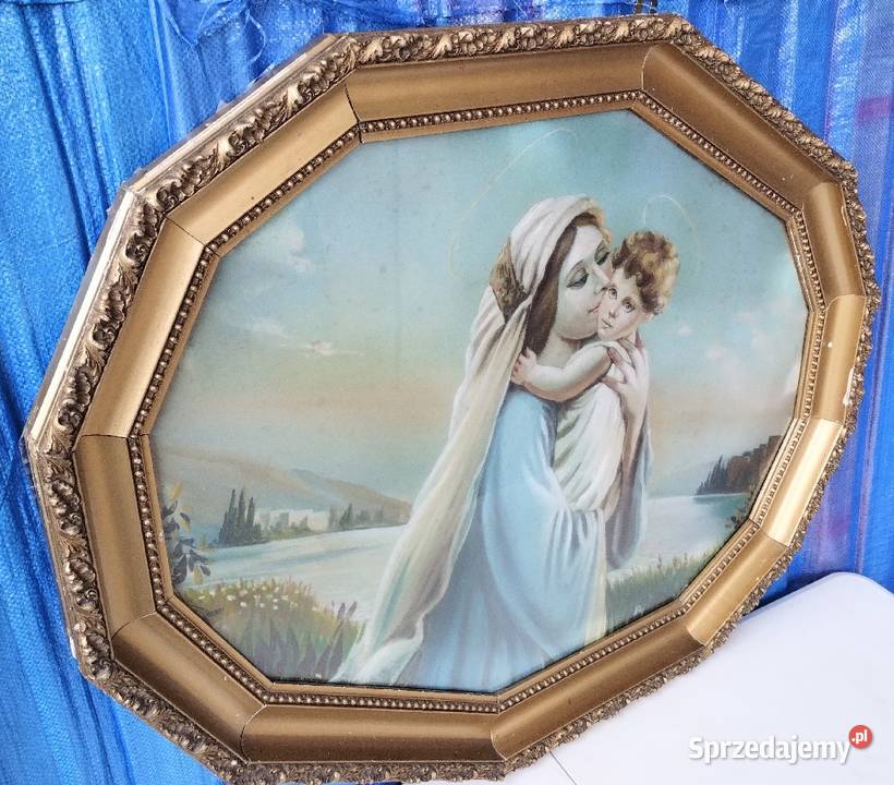 Stary Obraz Religijny Malowany