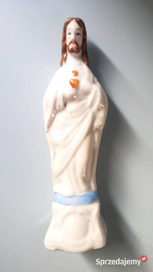 Stara mała figurka Jezusa łódzkie Łódź