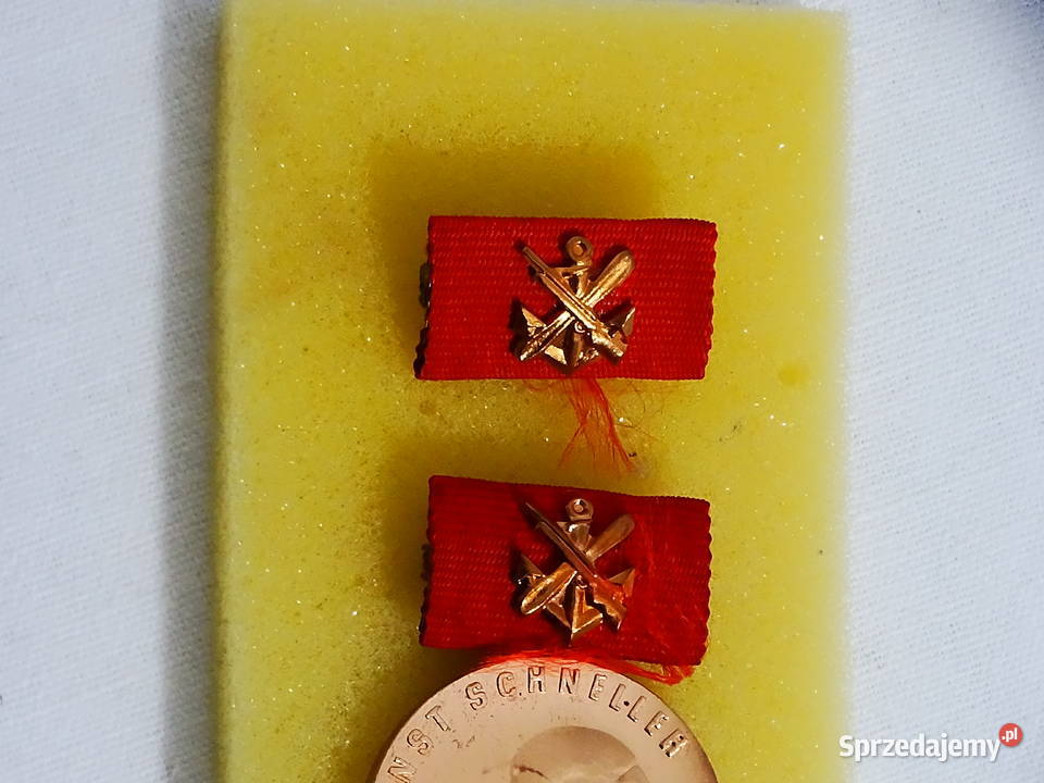 Medal DDR NVA Ernst Schneller Brązowy Biłgoraj