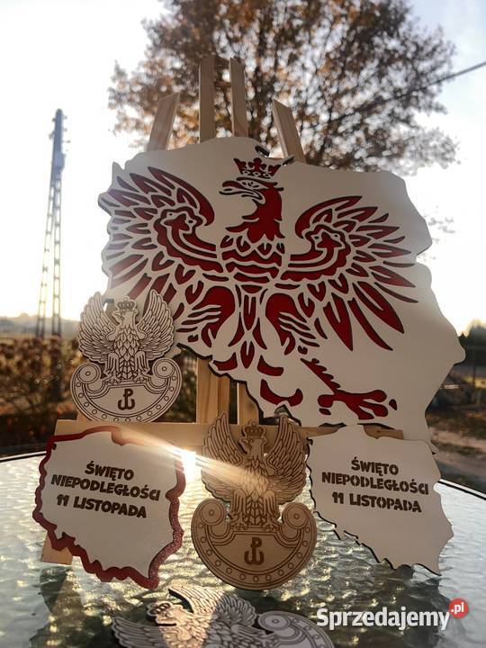 Pamiątkowy magnes Orzełek Wojska Polskiego Piotrków Trybunalski