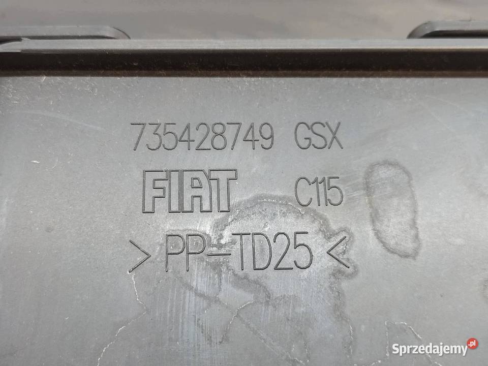 SCHOWEK PRAWY PASAŻERA DESKI 735428749 Fiat