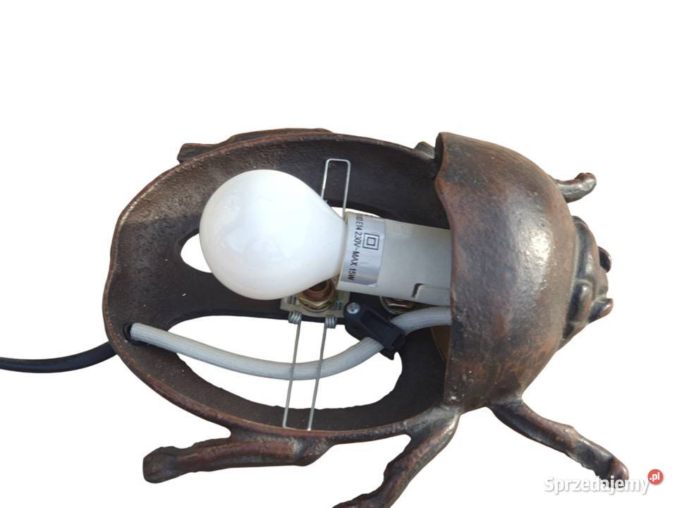 Stara lampa lampka w kształcie biedronki lata 70 Cieszyn