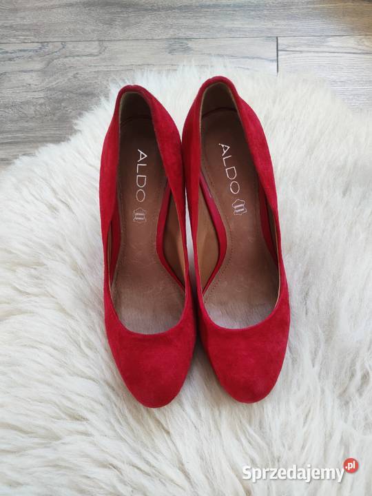 Czerwone buty szpilki Aldo Vintage y2k Red shoes Jasło