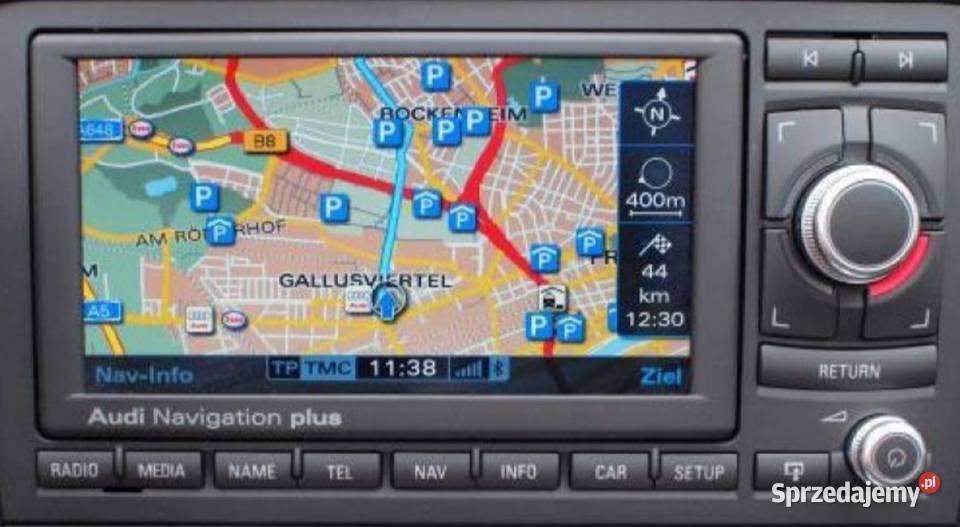 RNSE POLSKIE MENU AUDI Polski Język Lektor Mapa Aleksandrów Łódzki