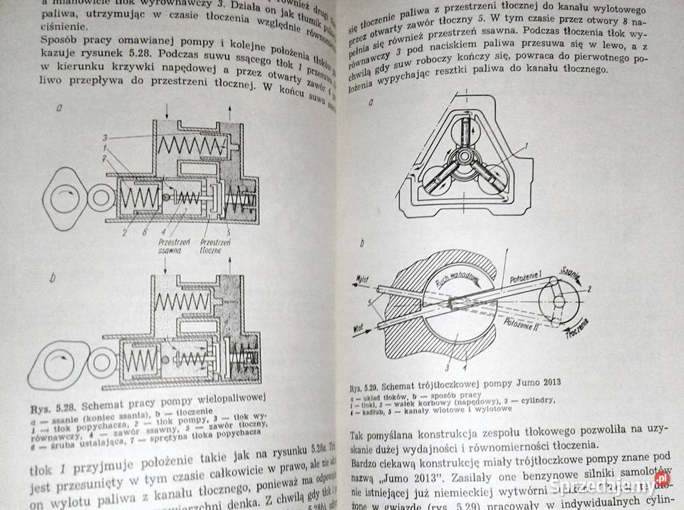 Paliwowe pompy zasilające tłokowych silników Chełm sprzedam