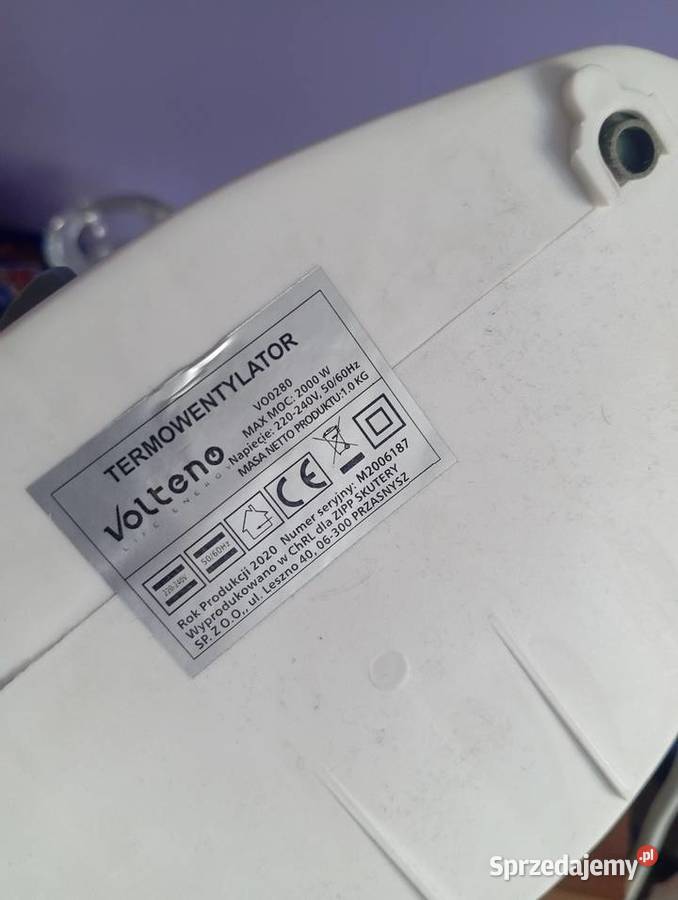 Termowentylator Farelka Volteno wentylator