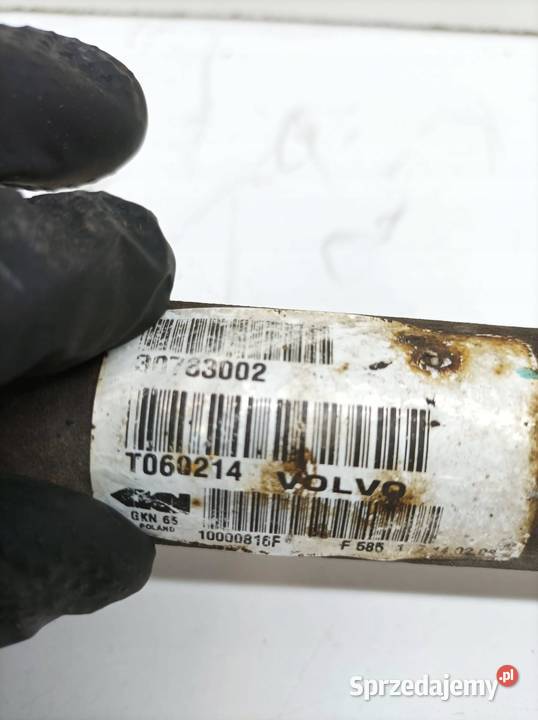 PÓŁOŚ PRAWY PRZÓD 18 B 125 30783002 Volvo S40 II