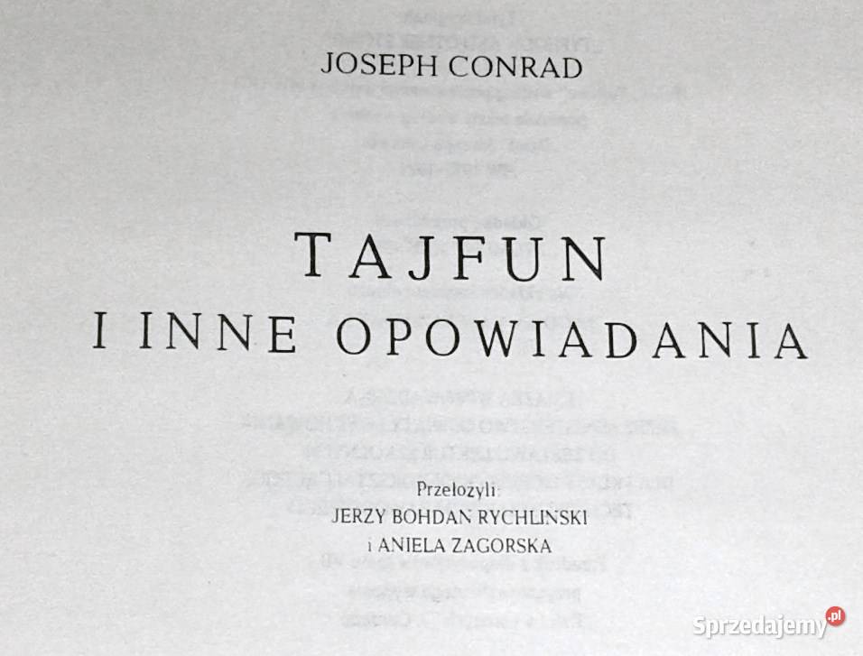 Tajfun i inne opowiadania Joseph Conrad Chełm