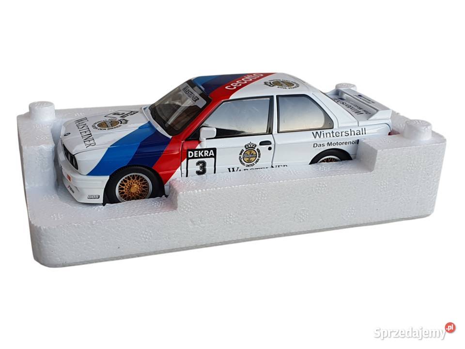 Model samochodu BMW E30 M3 skala 124 wersja 1988
