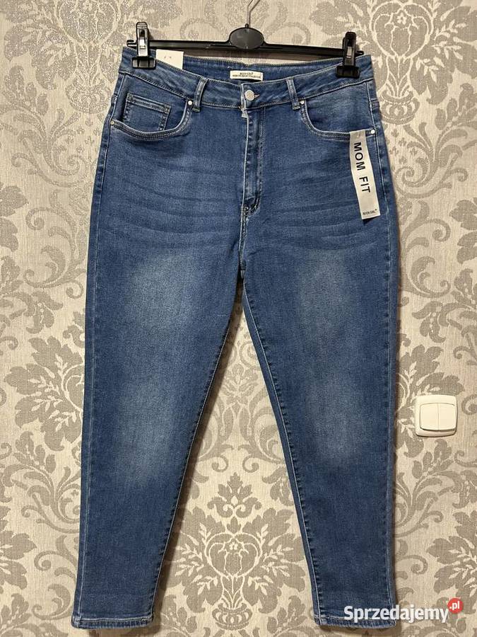 Niebieskie dżinsy Mom Fit 3XL Moon Girl niebieski Warszawa sprzedam