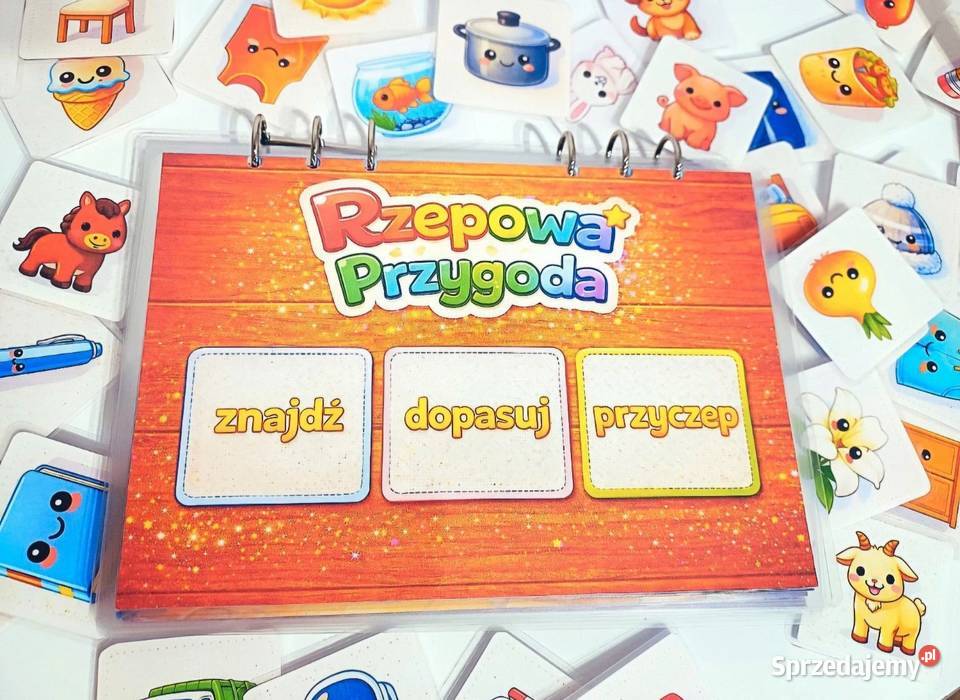 Książeczka edukacyjna na rzepy Jarocin