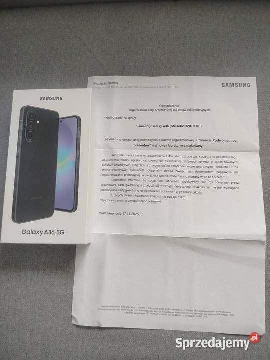 Samsung Galaxy A36 5GNowy pomorskie