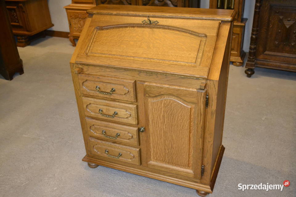 komoda sekretarzyk stylowy dąb Meble Będzin sprzedam