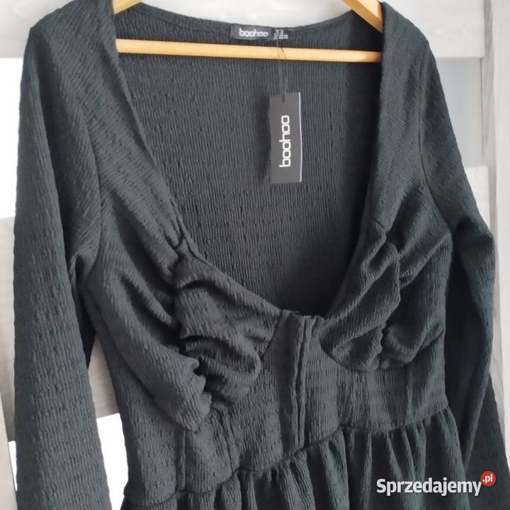 Kombinezon Damski Czarny Boohoo Rozmiar 4446 Inny materiał sprzedam
