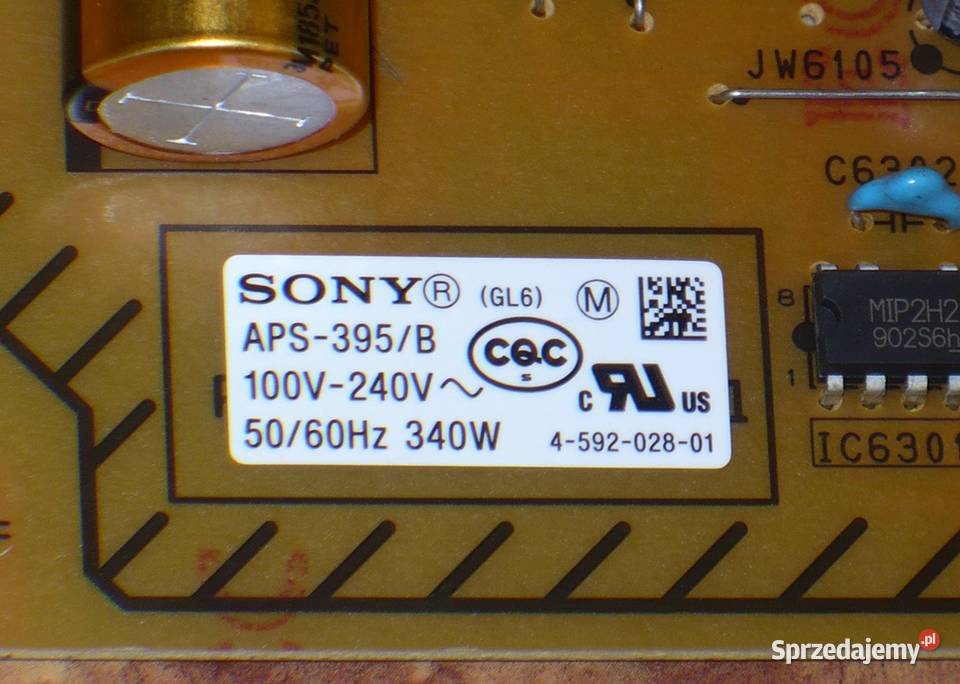 Płyta zasilacza Sony 198031021 APS395B TV Sony Lublin
