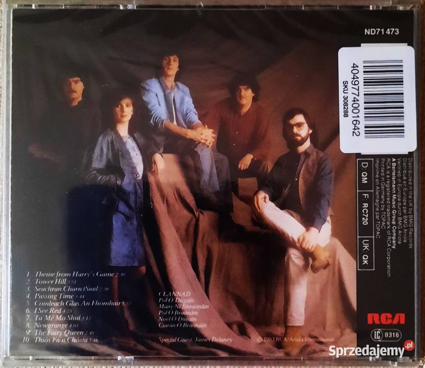 Wspaniały Album CD Zespołu CLANNAD Magical Ring Muzyka Katowice
