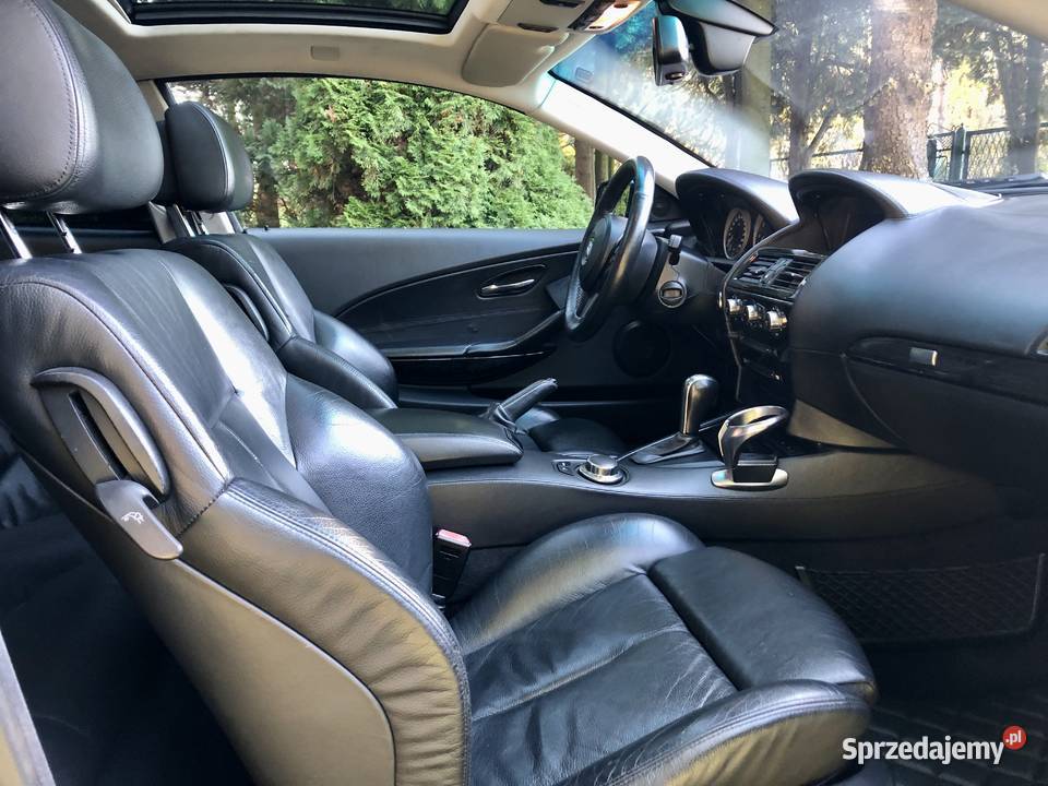 BMW 650i E63 367 V8 PIĘKNA CZARNA BETA OKAZJA śląskie Jaworzno