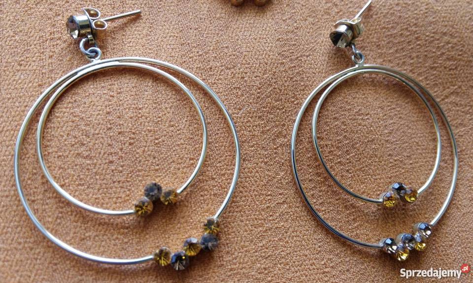 Komplet kolczyki i przywieszka Łódź sprzedam