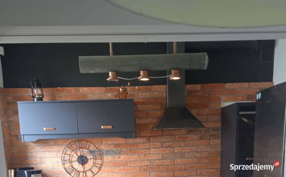 Lampa wisząca tuba drewno loft wielkopolskie Śrem sprzedam