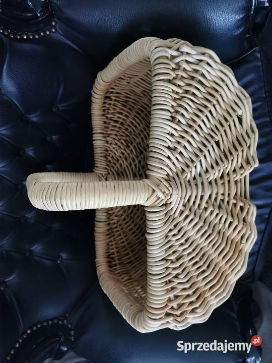 Kosz z uchwytem z wikliny Rattan wiklina łódzkie Łask