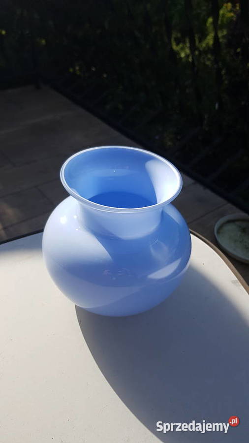 Szklany wazon w lawendowy kolorze Myszków sprzedam