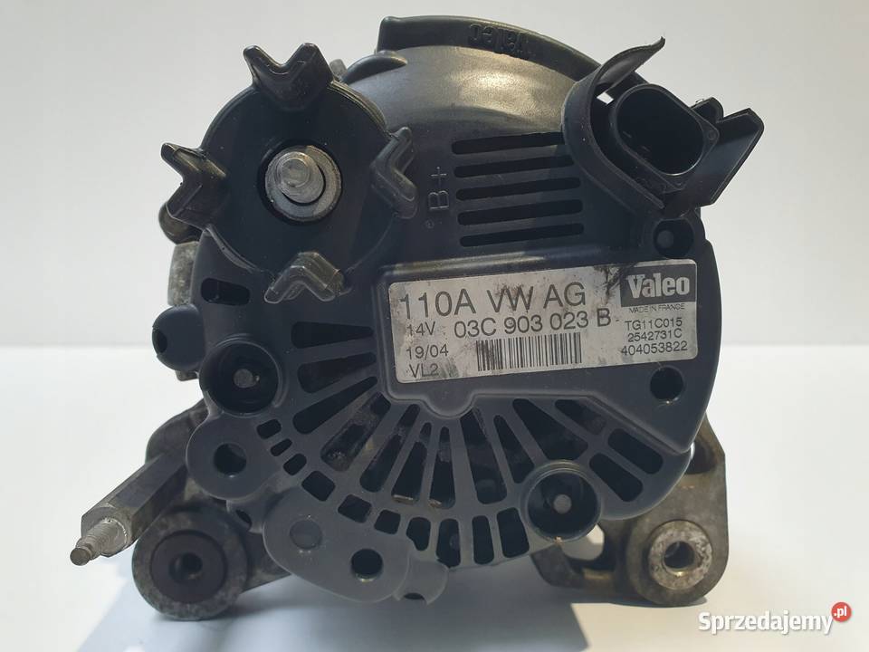 ALTERNATOR Audi A3 II 8P 16 FSI valeo 03C903023B Chełm