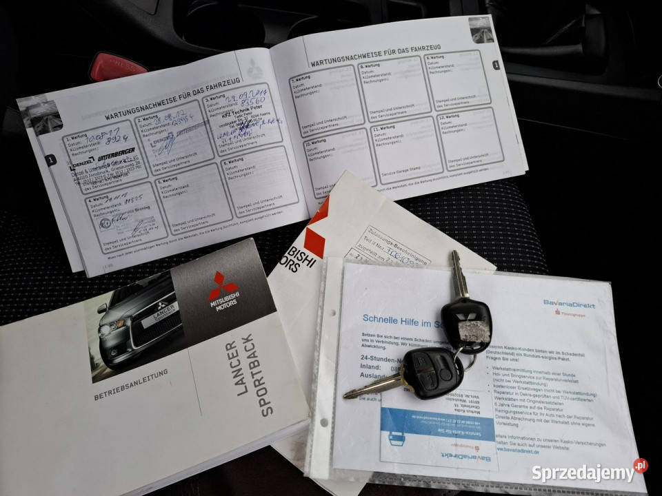Mitsubishi Lancer Zarejestrowany i Ubezpieczony nawigacja Lublin