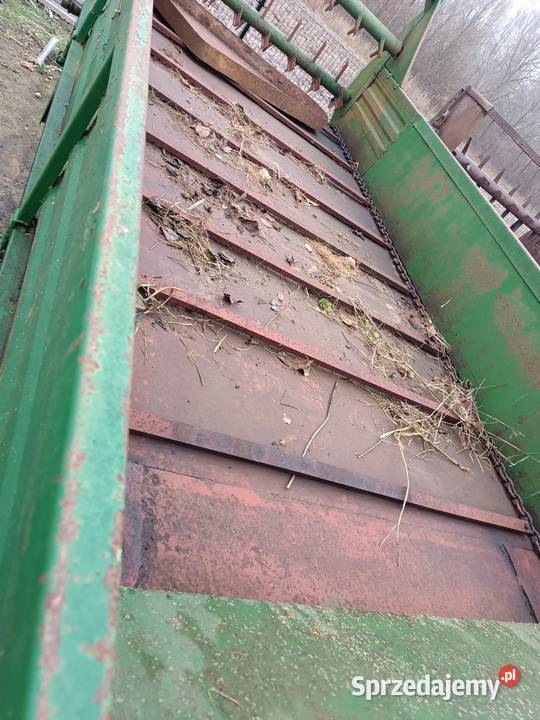 Rozrzutnik obornika przyczepa Skrzynno